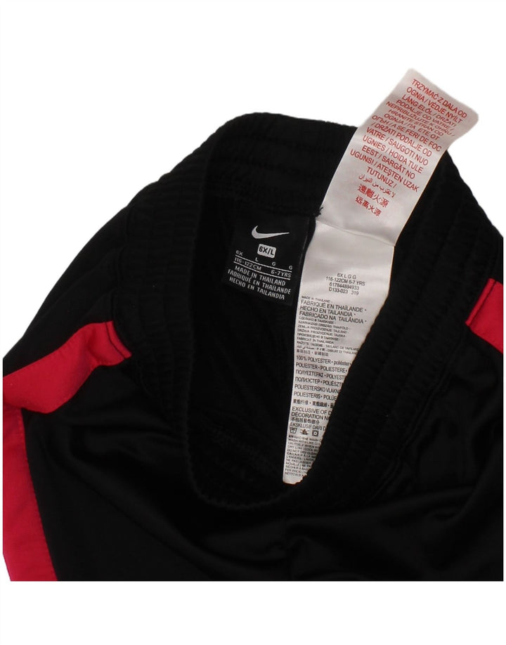 Pantaloni de trening pentru fete NIKE Pantaloni de jogging 6-7 ani, mari, negru, color block