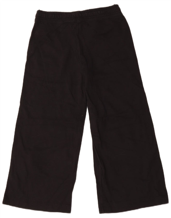 Pantaloni de trening pentru femei Marks & Spencer cu picioare largi UK 12 Medium Black
