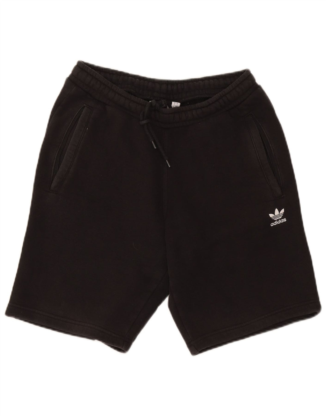Pantaloni scurți sport pentru bărbați Adidas, bumbac negru mic