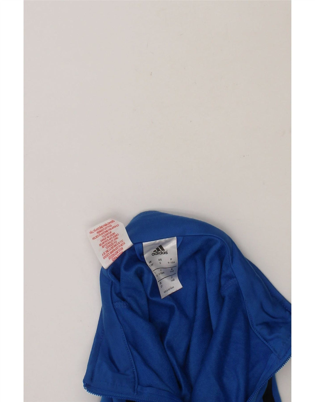 ADIDAS Boys Tracksuit Top Jacket 9-10 Years Blue Polyester Vintage Adidas and Second-Hand Adidas from Messina Hembry 