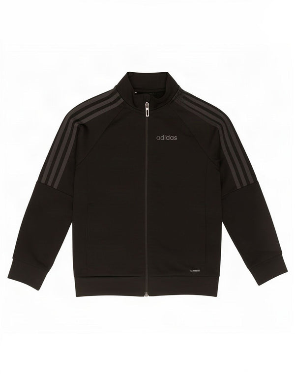 Adidas Boys Climalite Trening Top Jachetă 6-7 ani poliester negru