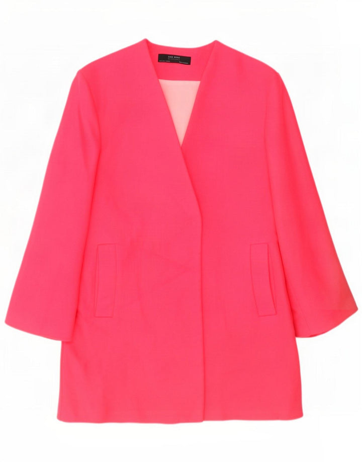 Zara, pentru femei, pardesiu cu mâneci 3/4 UK 12 Medium Pink