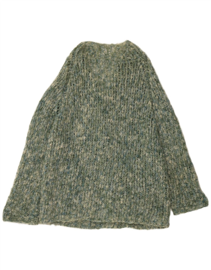 Pulover cardigan cu paragate VINTAGE pentru femei UK 18 XL verde