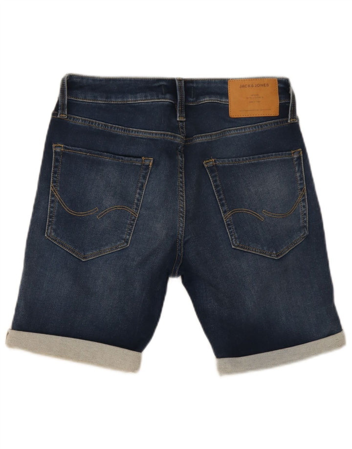 Pantaloni scurți Jack & Jones pentru bărbați din denim mic W29, bumbac albastru