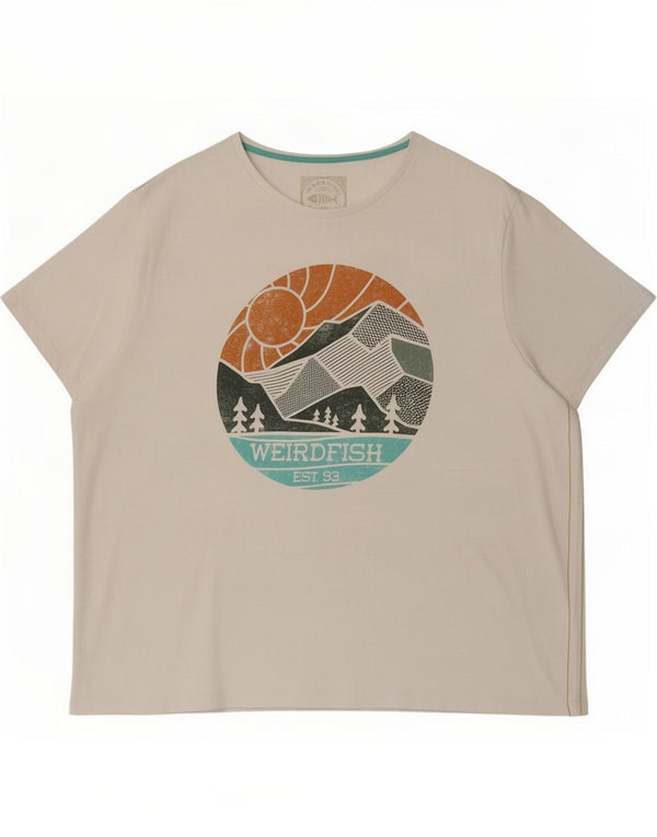 Weird Fish Mens Graphic T-Shirt Top 4XL White Cotton Nature