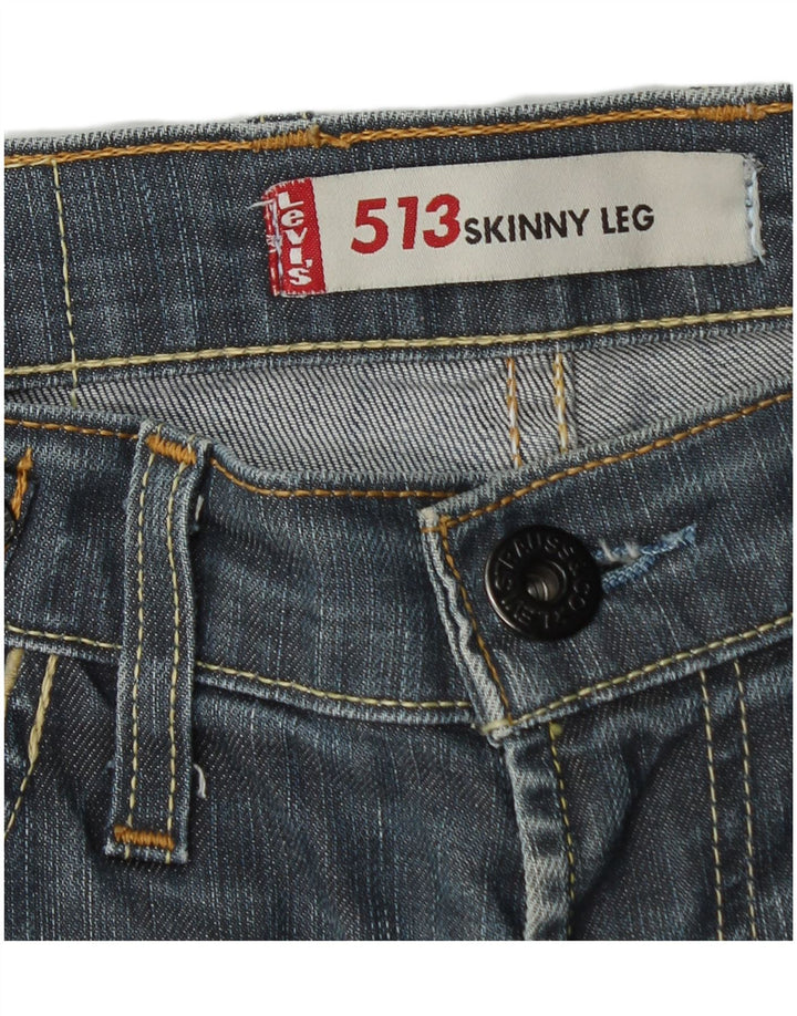 Blugi skinny 513 pentru femei LEVI'S W32 L35 albastru