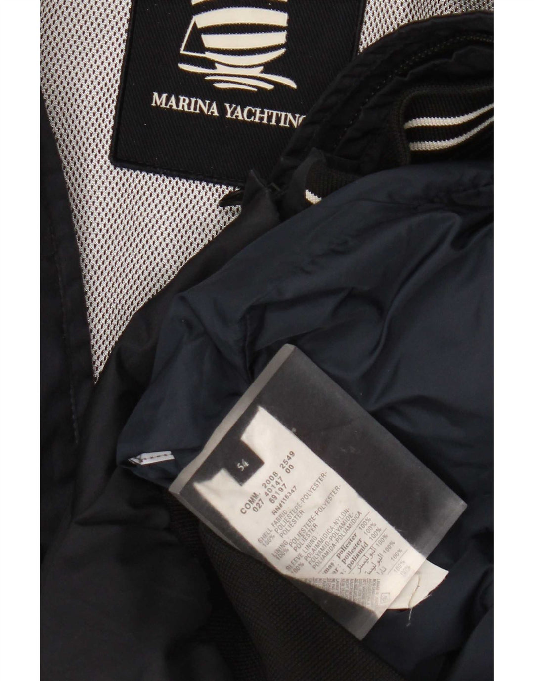 Jachetă bomber pentru bărbați Marina Yachting IT 54 2XL poliester bleumarin