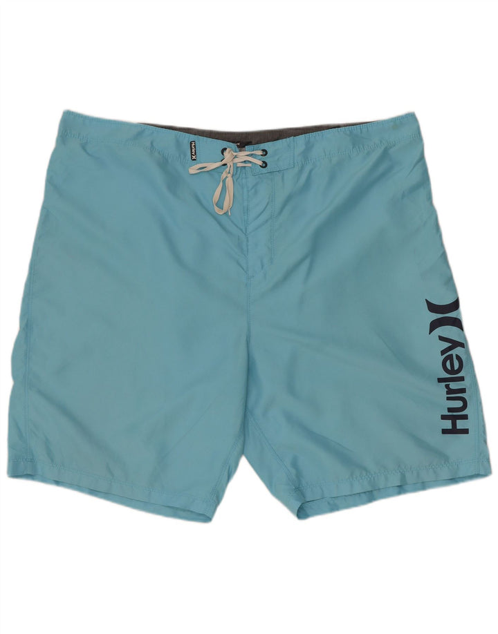 Pantaloni scurți de înot grafic pentru bărbați Hurley XL, albastru
