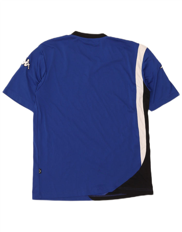 Tricou grafic KAPPA pentru femei, UK 18 XL, poliester color-bloc albastru