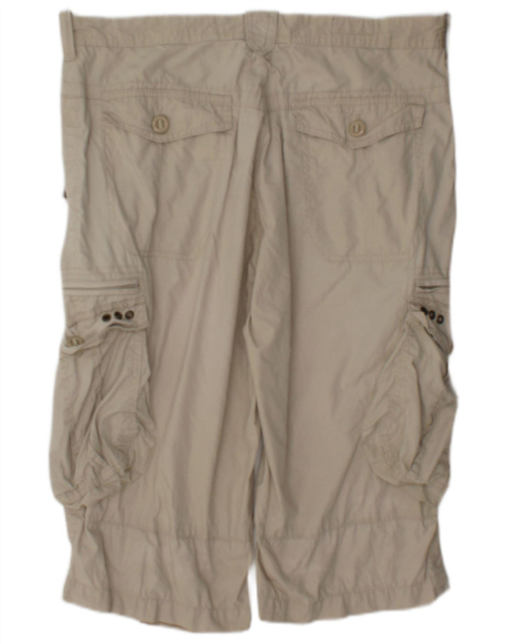 Pantaloni scurți pentru bărbați Marks & Spencer Blue Harbour Cargo W36, mare, bej, bumbac