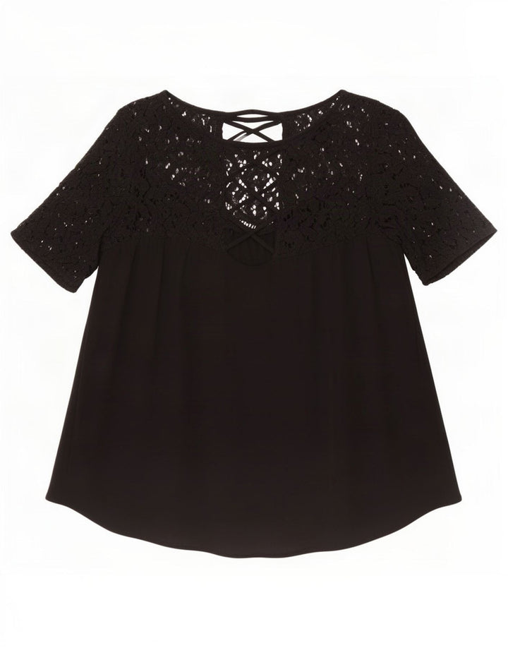 Bluză pentru femei Zara UK 12 Medium Negru
