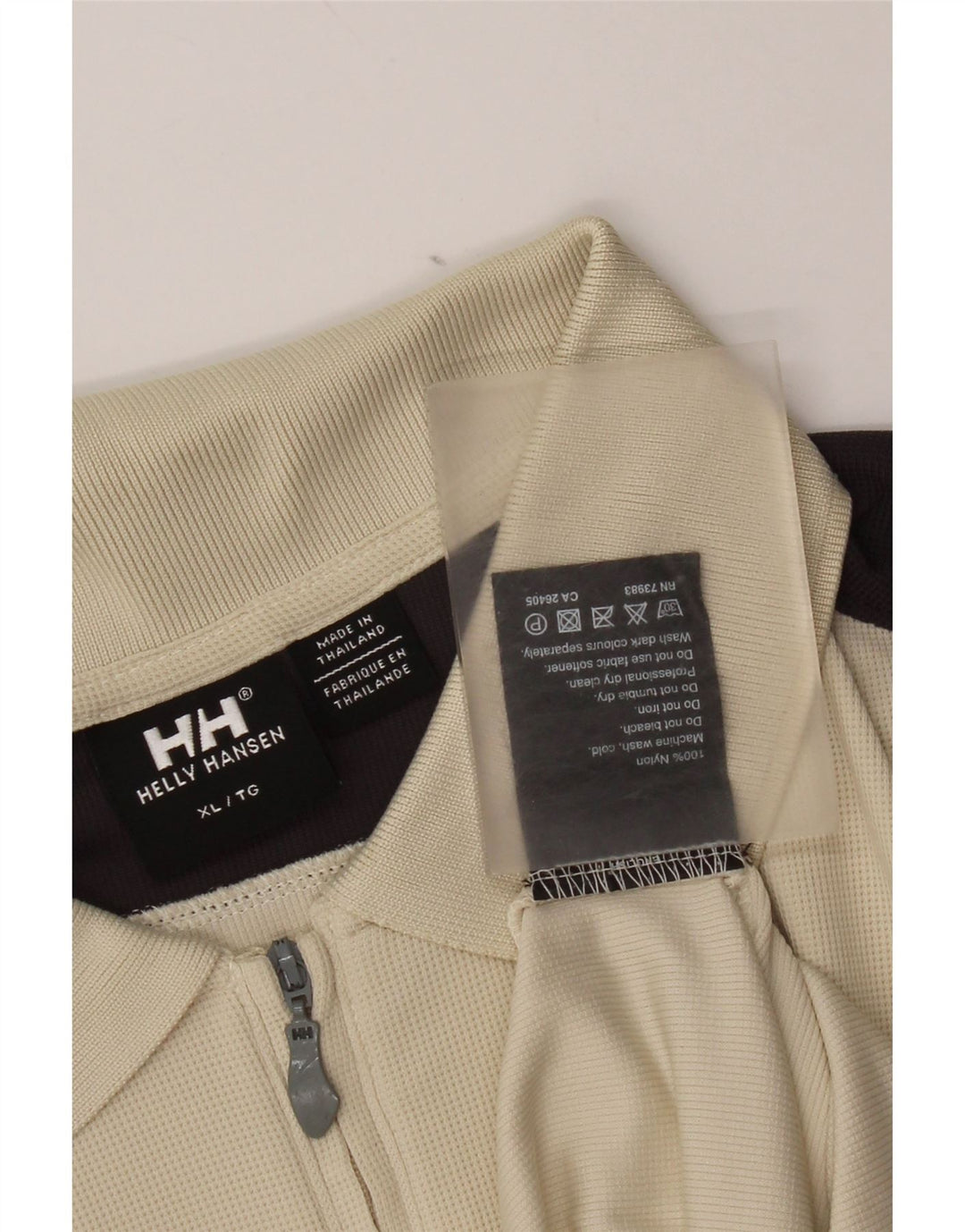 Cămașă polo Helly Hansen pentru bărbați, XL, din nailon colorblock alb