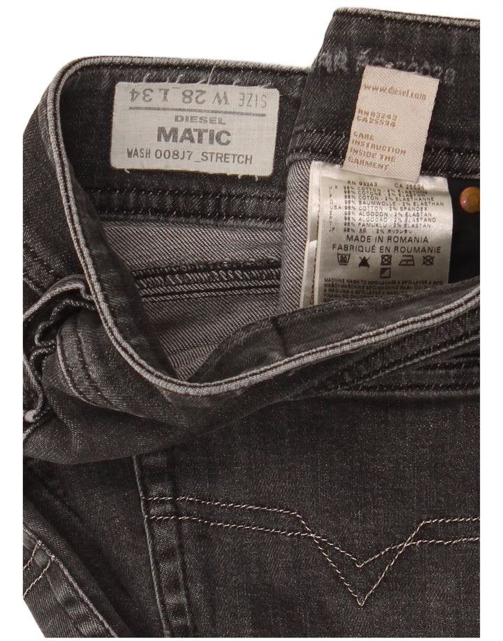 Blugi Diesel Matic Slim pentru femei W28 L34 bumbac negru