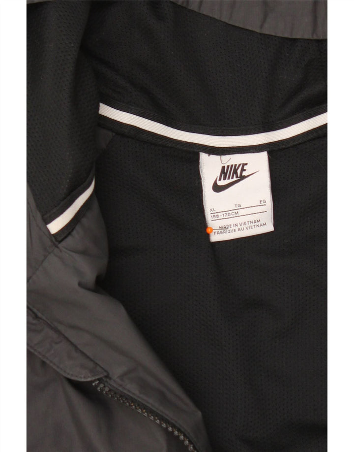 Jachetă de trening cu glugă Nike pentru băieți 13-14 ani XL poliester negru