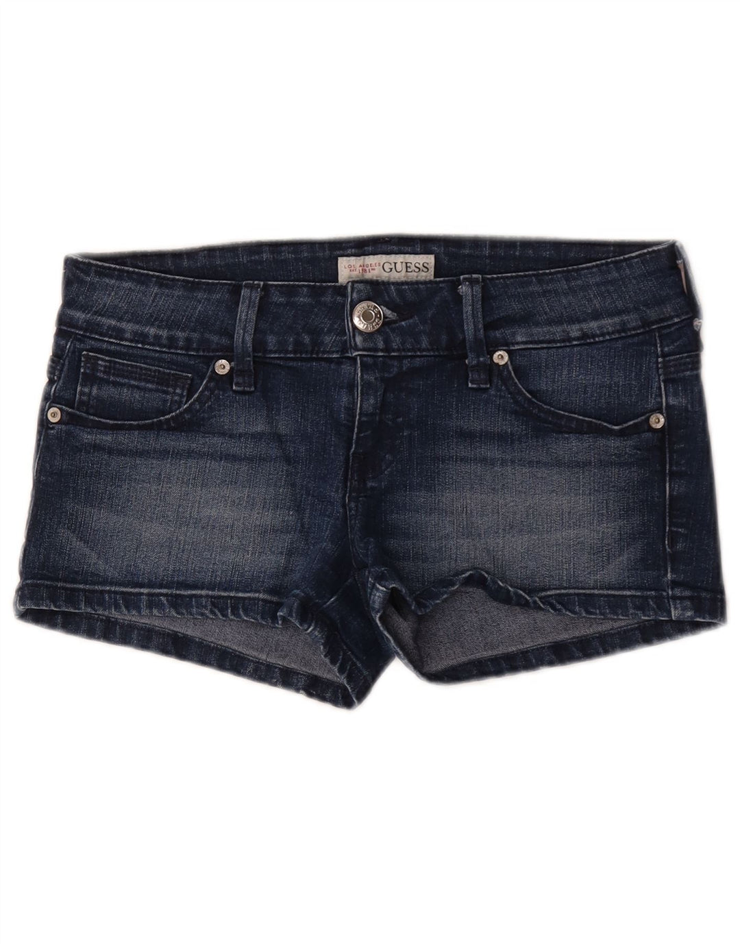 Pantaloni scurți Guess Denim W29 Medium Blue Bumbac