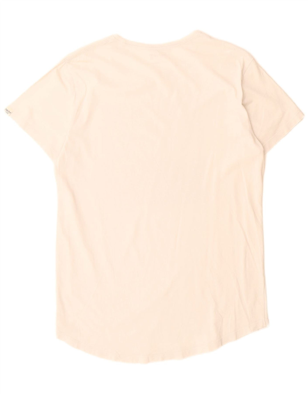Tricou grafic Timberland pentru bărbați Top mediu din bumbac alb
