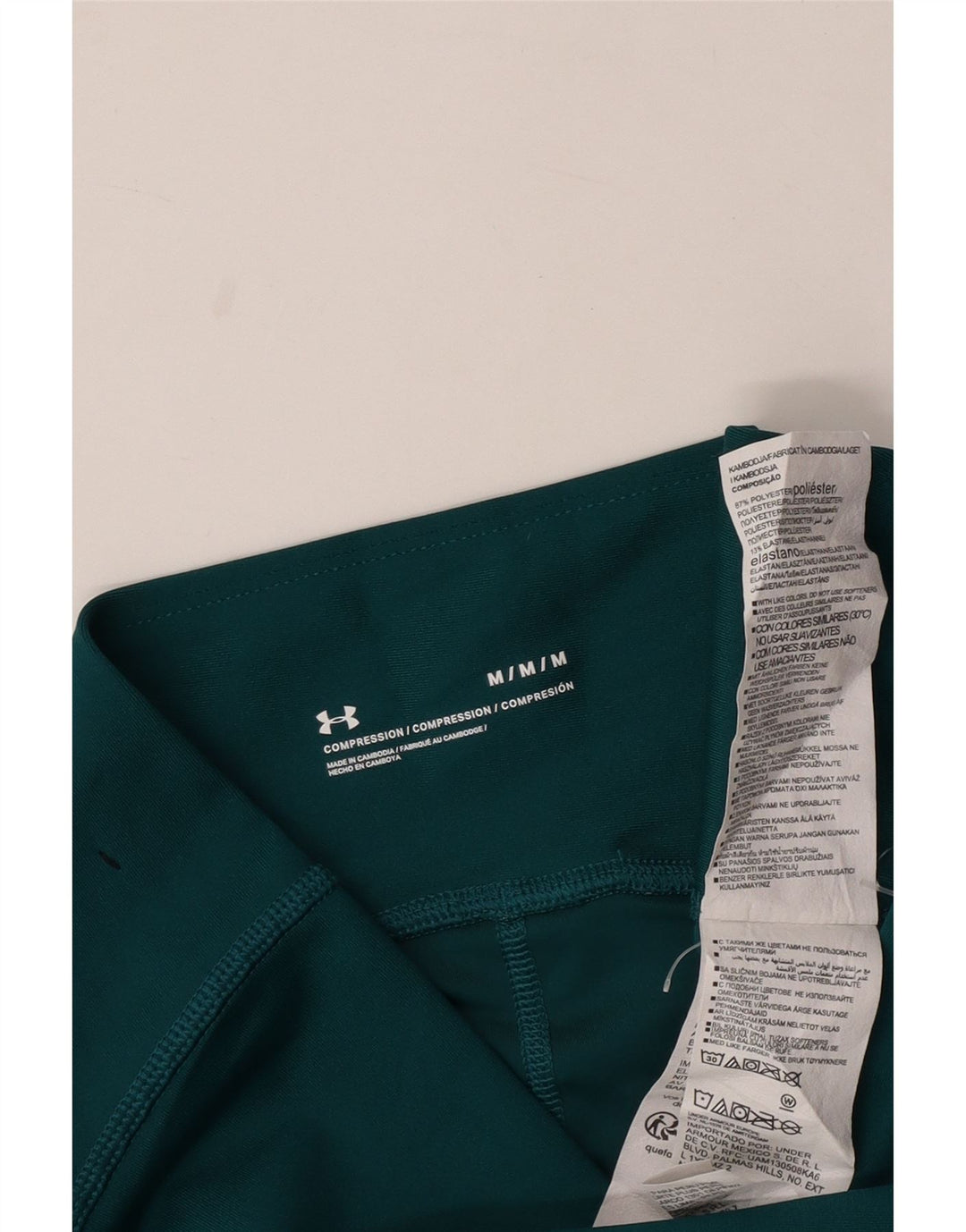 Leggings pentru femei UNDER ARMOUR UK 12 Poliester verde mediu