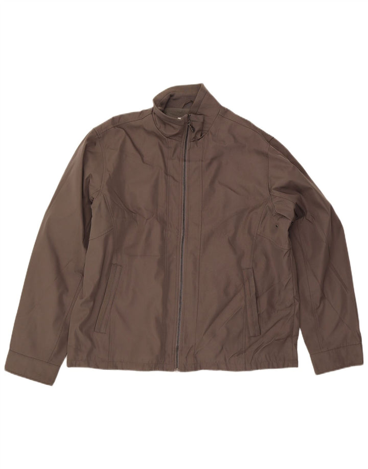 Jachetă bomber pentru bărbați CALVIN KLEIN UK 42 XL poliester gri