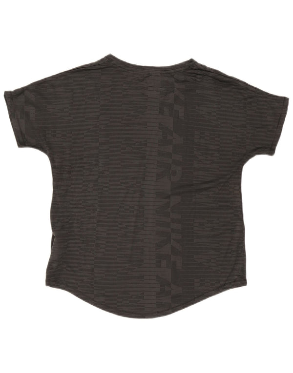 Tricou grafic Nike pentru femei Top UK 14 Medium Gri Poliester