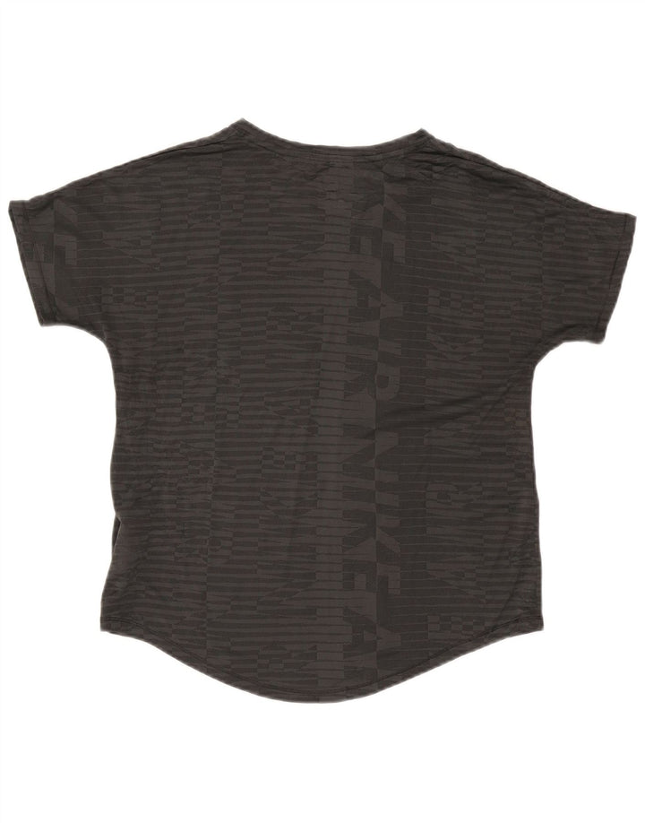 Tricou grafic Nike pentru femei Top UK 14 Medium Gri Poliester