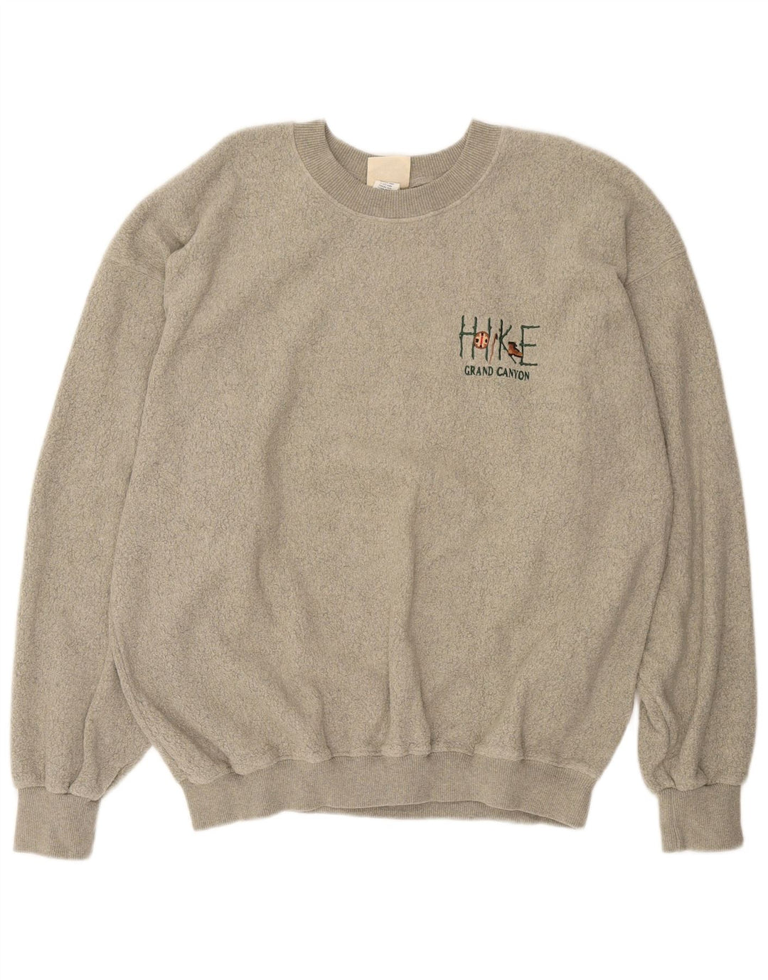 Pulover vintage pentru bărbați din lână XL bumbac gri