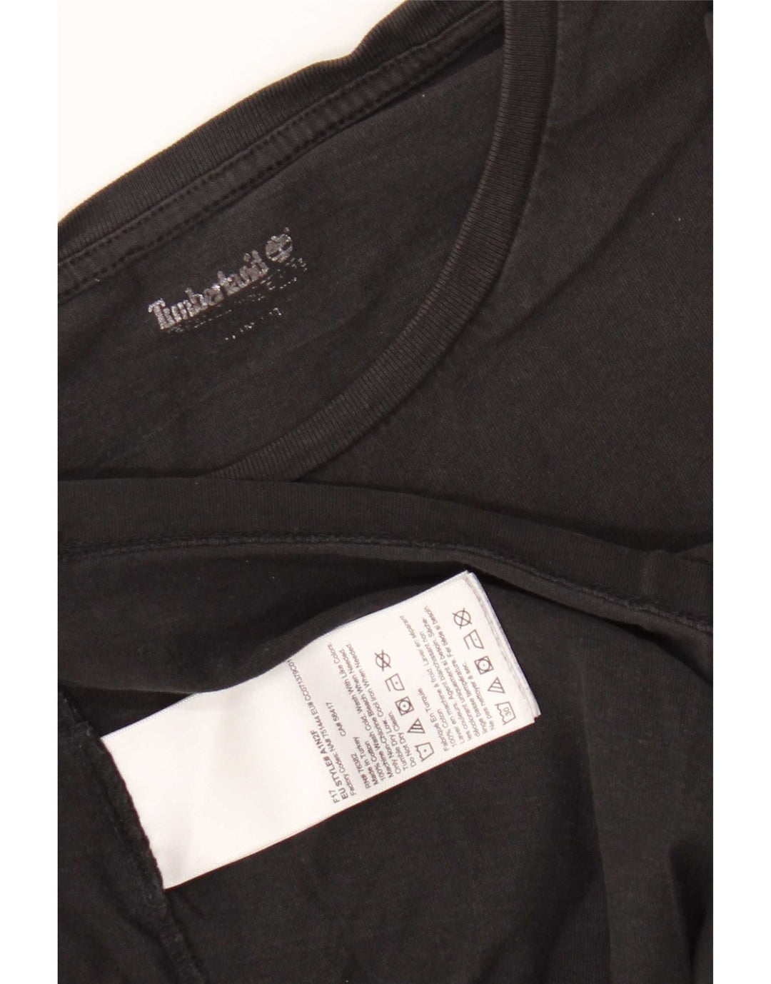 Tricou grafic Timberland pentru bărbați Top mic bumbac negru