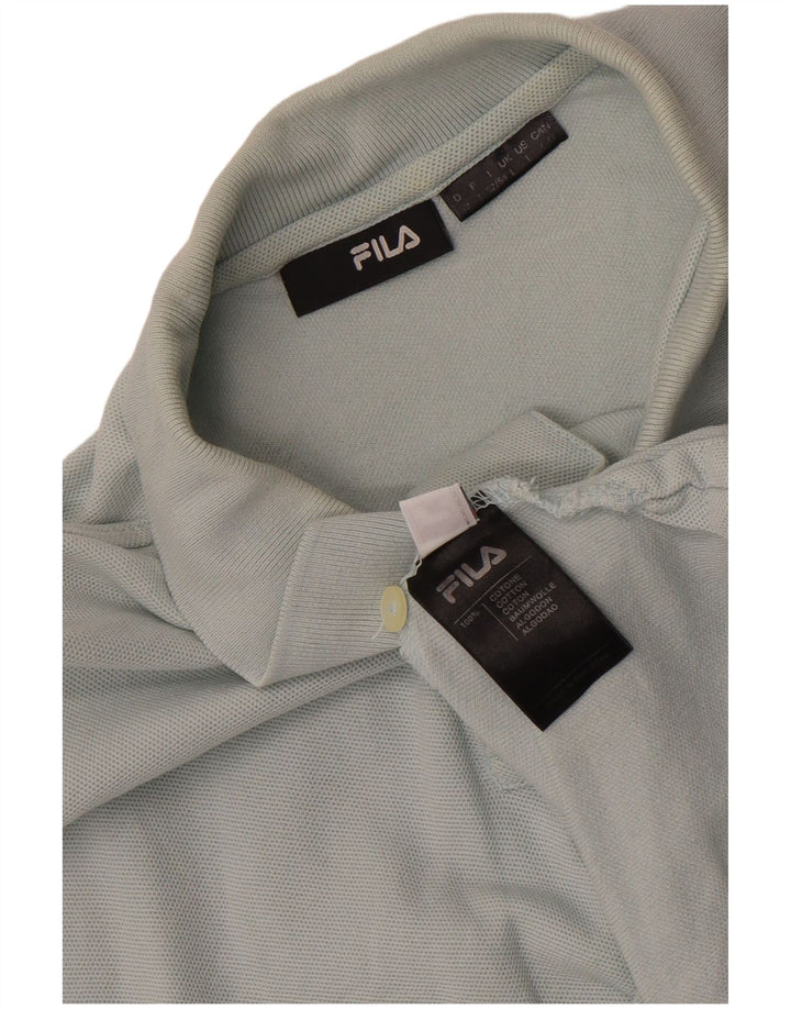 Tricou polo Fila pentru bărbați, mare, gri, bumbac