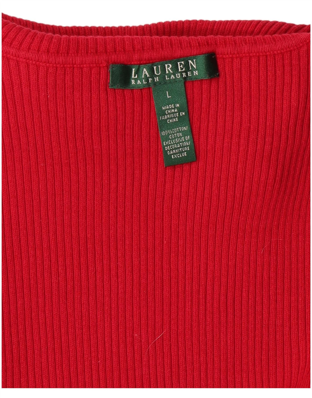 Pulover pentru femei RALPH LAUREN cu gât rulat din bumbac mare, roz, UK 16