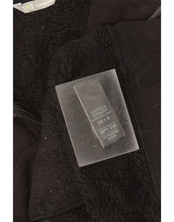 Jachetă pentru femei Marks & Spencer Sherpa Fleece UK 8 Small Poliester negru