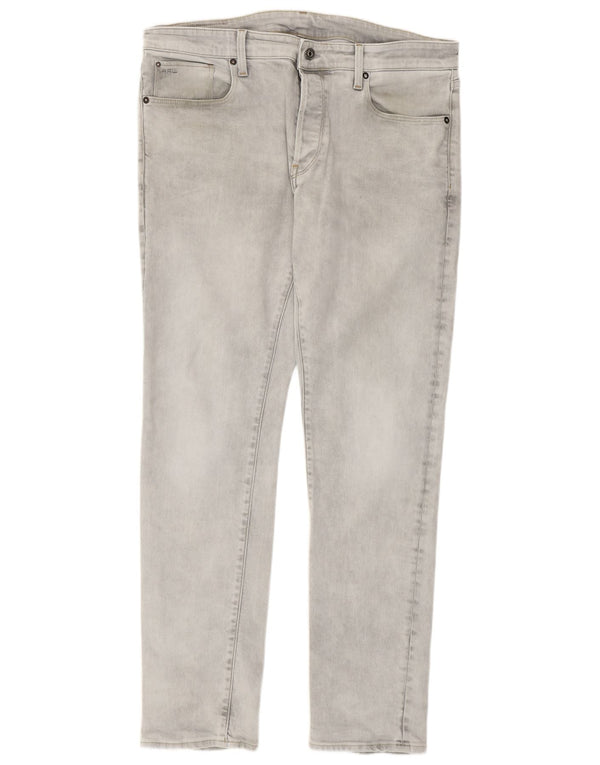 Blugi skinny pentru bărbați G-Star W36 L34 bumbac gri