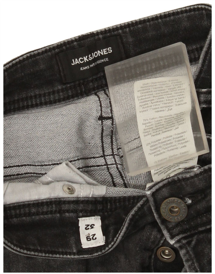 Blugi Jack & Jones GLENN Slim pentru bărbați W29 L32 bumbac gri