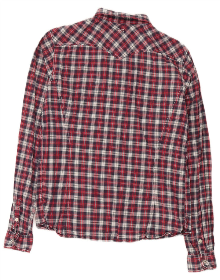 Cămașă Levi's pentru femei UK 14 Medium Red Check Bumbac