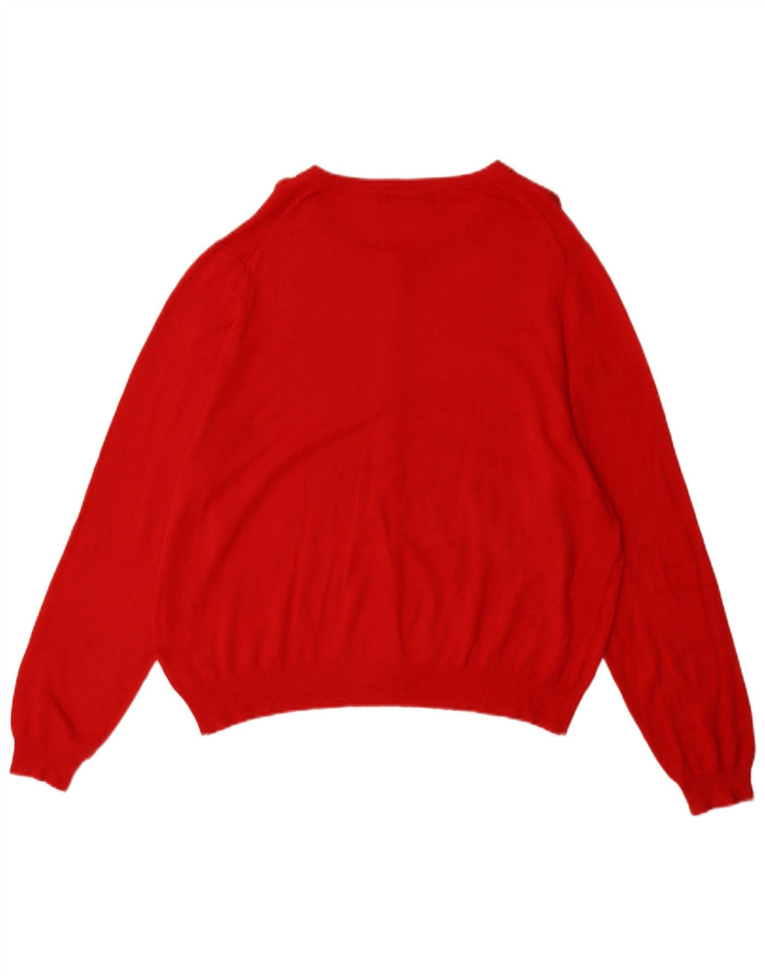 MARKS & SPENCER Pulover cardigan pentru femei UK 20 2XL Red Viscose