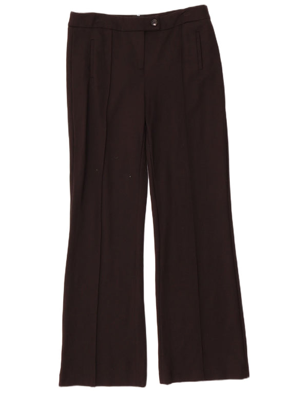 John Lewis Pantaloni de costum bootcut pentru femei UK 10 Small W30 L34 Viscoza neagra
