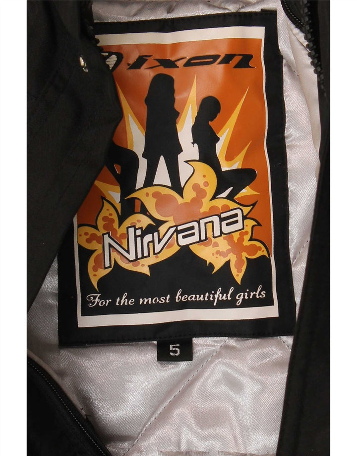 Jachetă Ixon Nirvana Graphic Racer pentru femei UK 10 Small Black Colorblock