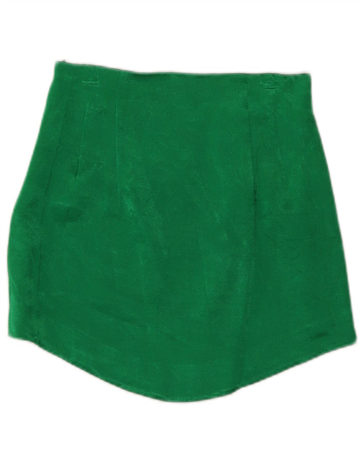 Fusta Mini Zara Femei XS W24 Verde Viscoza