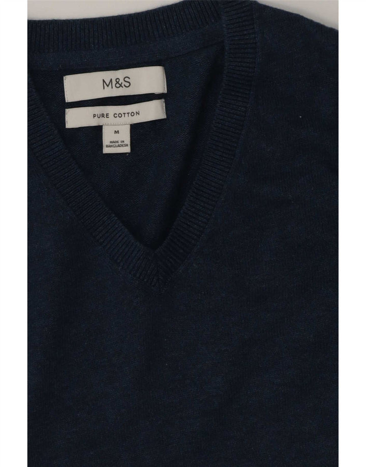Marks & Spencer Vestă pentru bărbați Tank Top Bumbac albastru mediu