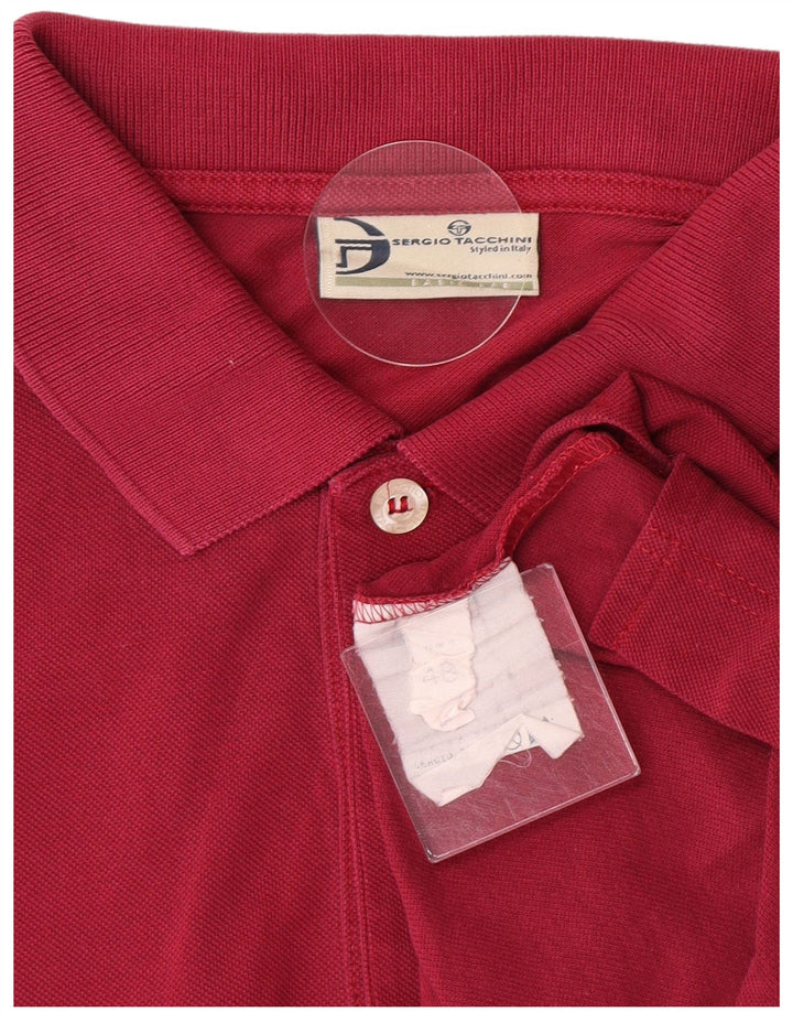 Tricou polo Sergio Tacchini pentru bărbați IT 48 Maroon mediu