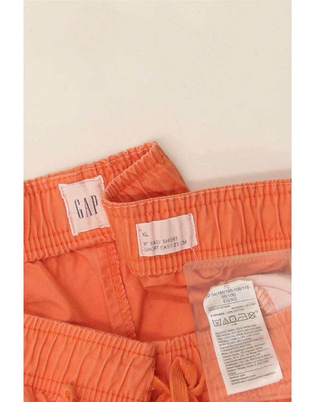 Pantaloni scurți chino pentru bărbați Gap XL W38 bumbac portocaliu