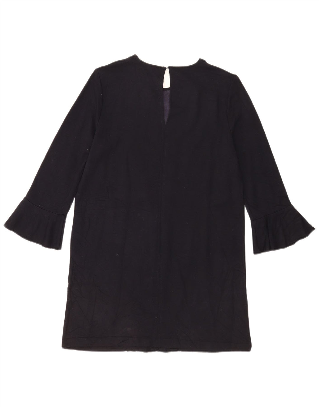 Rochie rotativă pentru femei Zara, cu mâneci 3/4 UK 12 Medium Bleumarin Viscoză