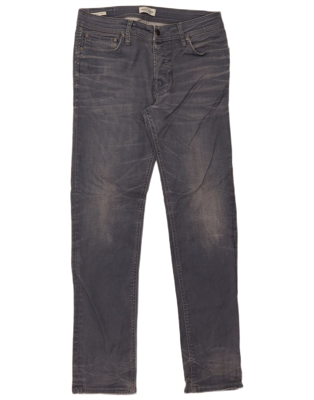 Blugi Jack & Jones Tim Slim pentru bărbați W34 L34 bumbac gri