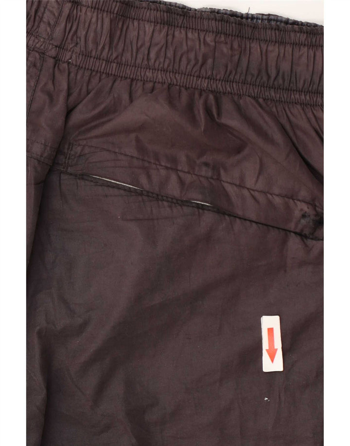 Pantaloni scurți de înot grafic Calvin Klein pentru bărbați, poliester maro mic