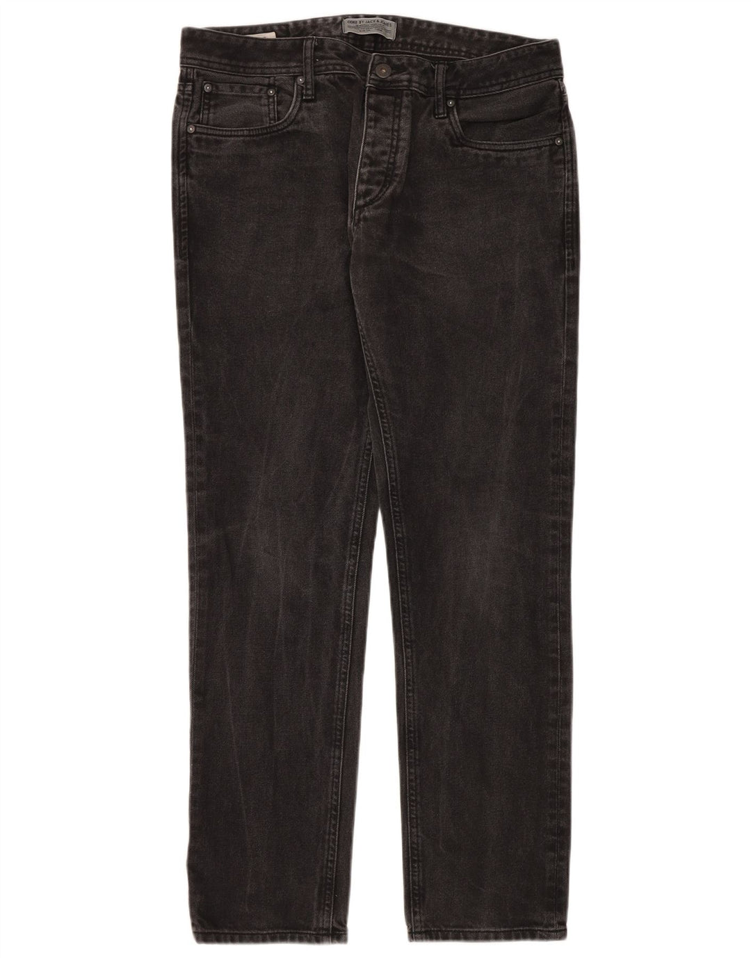 JACK & JONES Blugi slim pentru bărbați W34 L32 bumbac negru