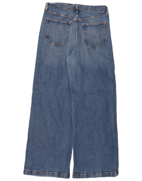 Blugi Gap pentru femei Stride cu talie înaltă, cu picioare largi, US 10, mari, l30, l31, bumbac albastru