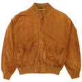 Bomber vintage pentru bărbați din piele intoarsa IT 56 2XL din piele bej