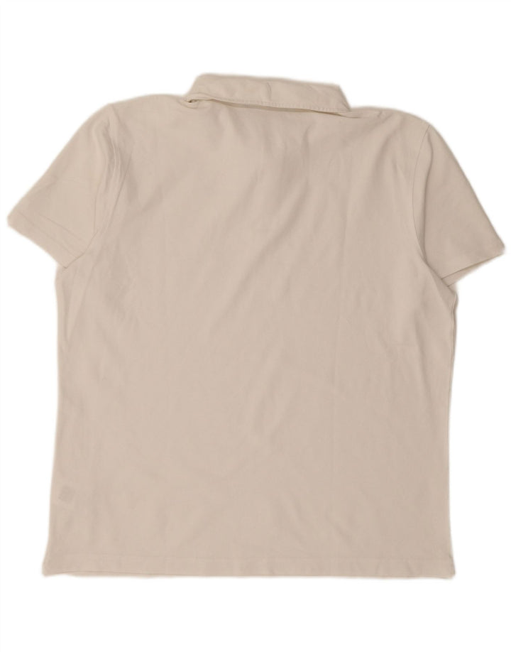 Tricou polo pentru bărbați K-WAY, bumbac alb XL