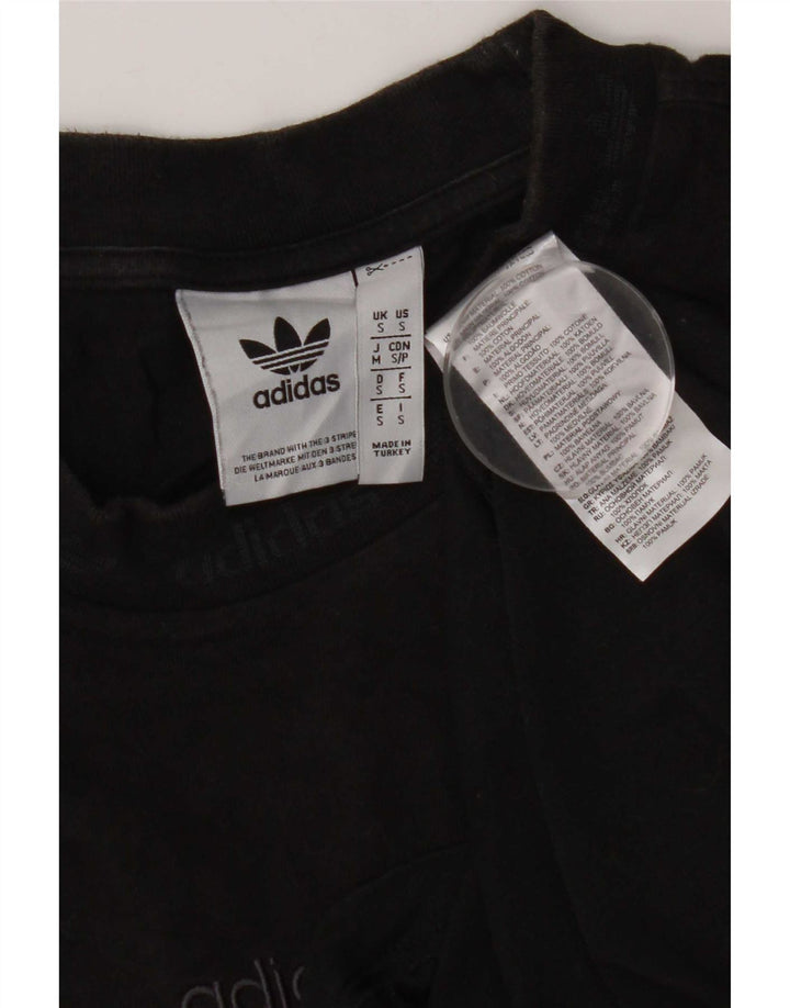 Tricou pentru bărbați Adidas Top mic, negru, bumbac