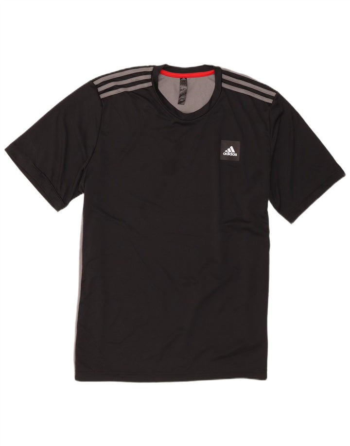 Tricou pentru bărbați Adidas Top mare, negru, poliester color bloc