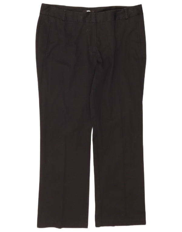 Marks & Spencer Pantaloni casual Bootcut pentru femei UK 16 Large W38 L30 Negru