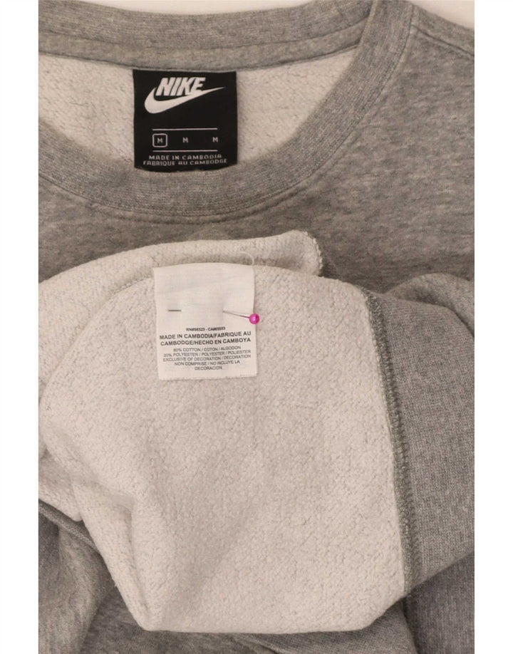 Pulover pentru bărbați Nike Graphic Regular Fit, bumbac, gri mediu